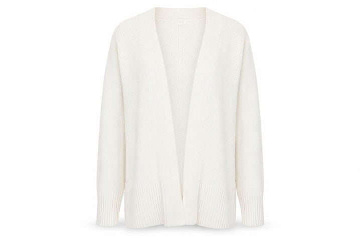 FatFace Women's Ivory Cardigan - Size 12, Acrylic/Viscose