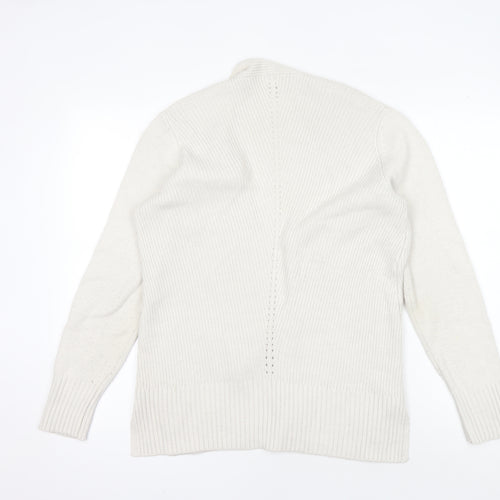 Fat Face Women's Ivory Cardigan - Size 12, Acrylic/Viscose