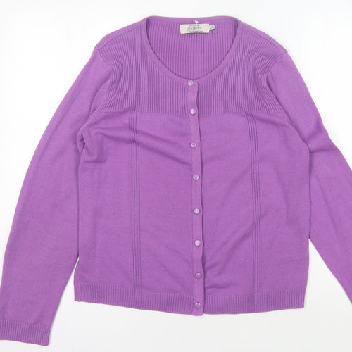 Honor Millburn Women's Purple Cardigan Size S
