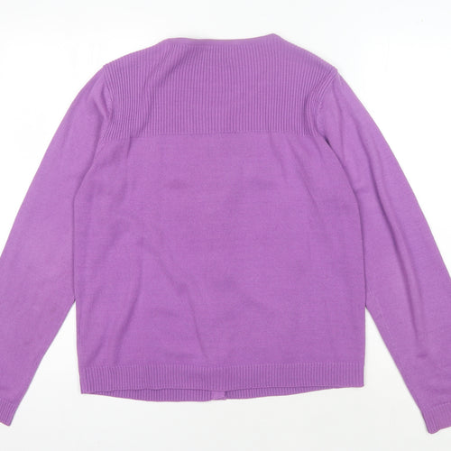 Honor Millburn Women's Purple Cardigan Size S
