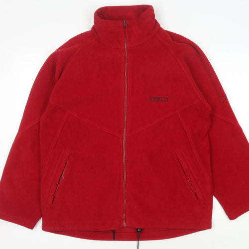 Regatta Men's Red Fleece Jacket S Full Zip Casual