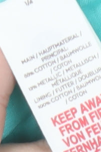 Boden Girls Blue Peasant Skirt 11-12 Years Tassel Accent