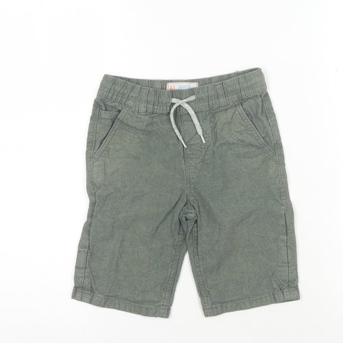 Montamy Boys Green Casual Shorts, Size 8 Years, Drawstring