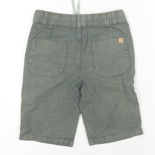 Montamy Boys Green Casual Shorts, Size 8 Years, Drawstring