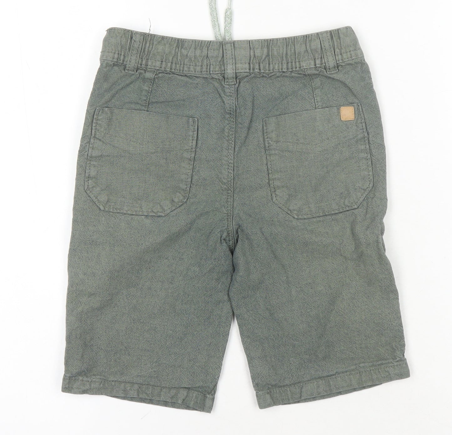 Montamy Boys Green Casual Shorts, Size 8 Years, Drawstring
