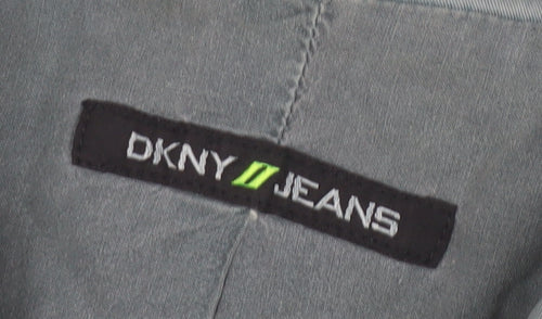 DKNY Jeans Women's Green Blazer, Size S, Casual Style