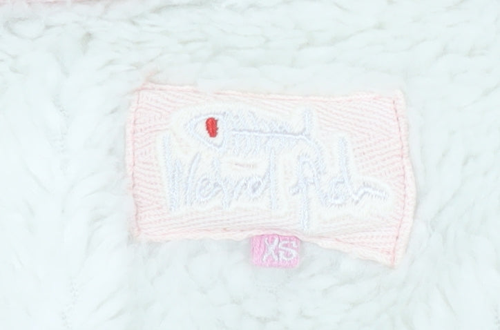 Weird Fish Women's Pink Hooded Jacket, XS