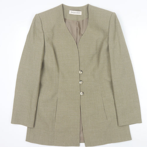 Jacques Vert Women's Beige Blazer Size 12