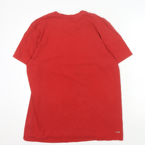 Adidas Men’s Manchester United Red XL Tee