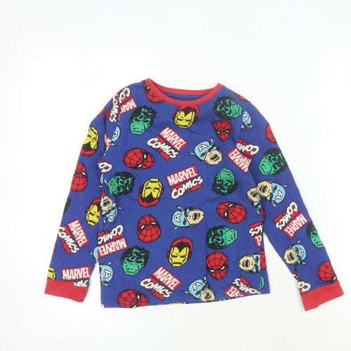 Marvel Boys Multicoloured Pyjama Top, 6-7 Years, Superhero Comics