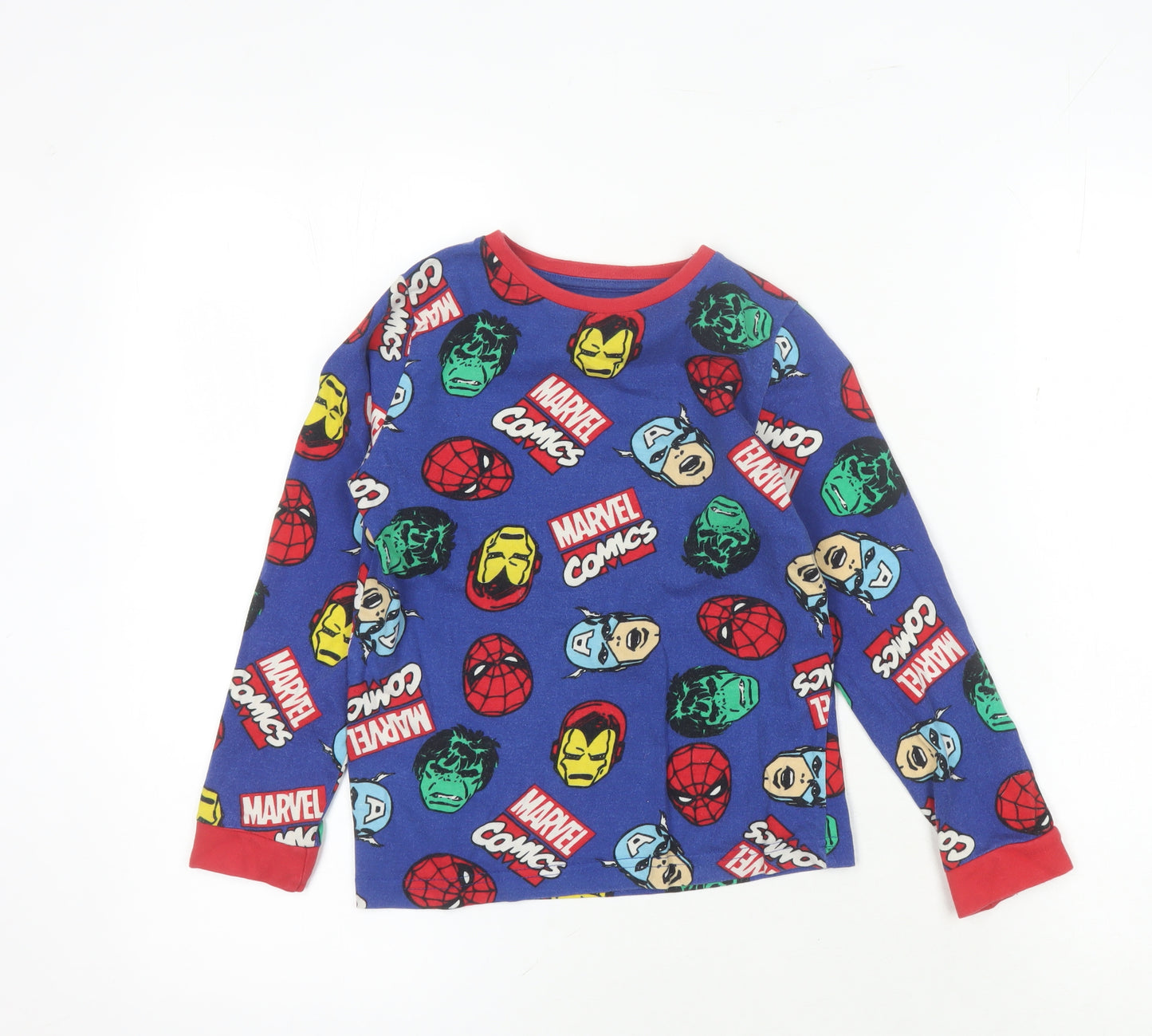 Marvel Boys Multicoloured Pyjama Top, 6-7 Years, Superhero Comics