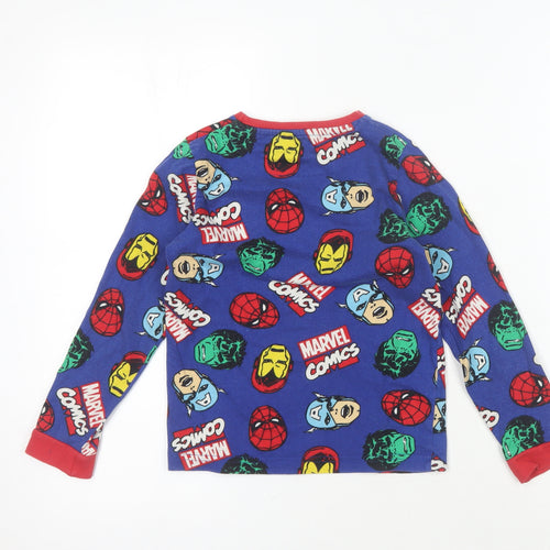 Marvel Boys Multicoloured Pyjama Top, 6-7 Years, Superhero Comics