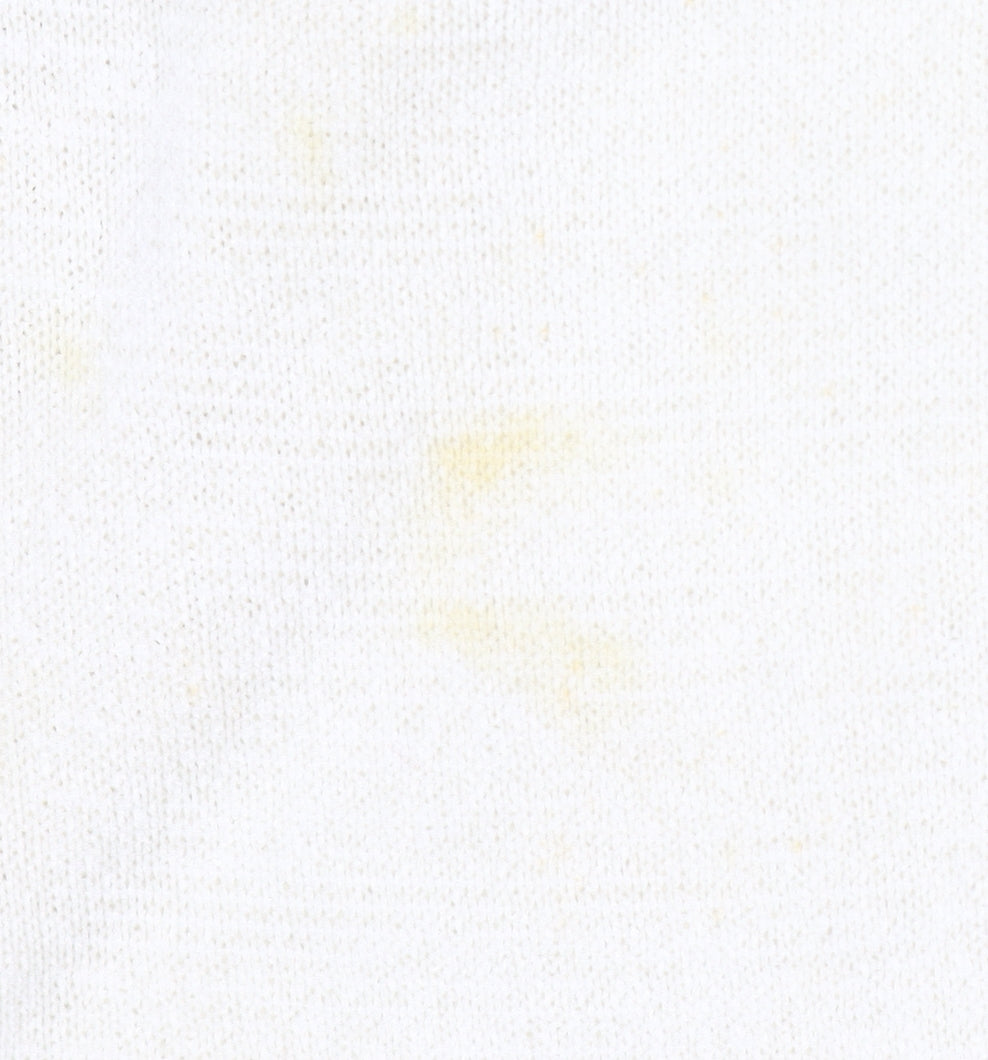 DKNY Women's Ivory V-Neck Pullover Jumper L