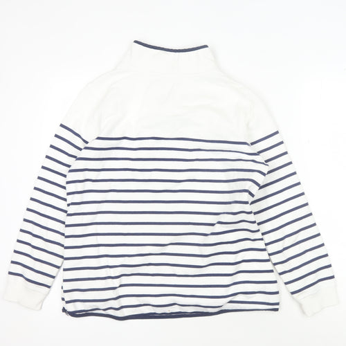 WoolOvers Women's Striped Pullover Sweatshirt M