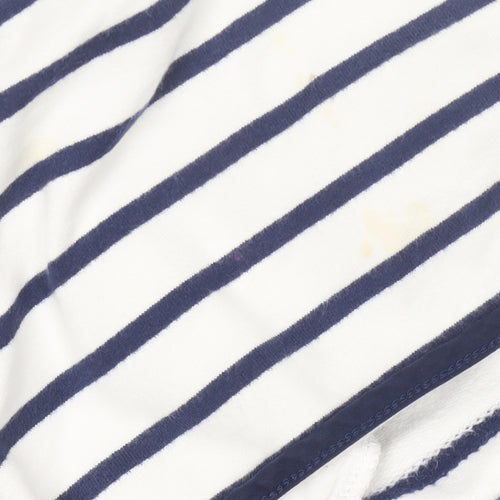 WoolOvers Women's Striped Pullover Sweatshirt M