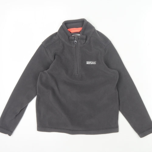 Regatta Girls Grey Fleece Pullover Sweatshirt 8 Years