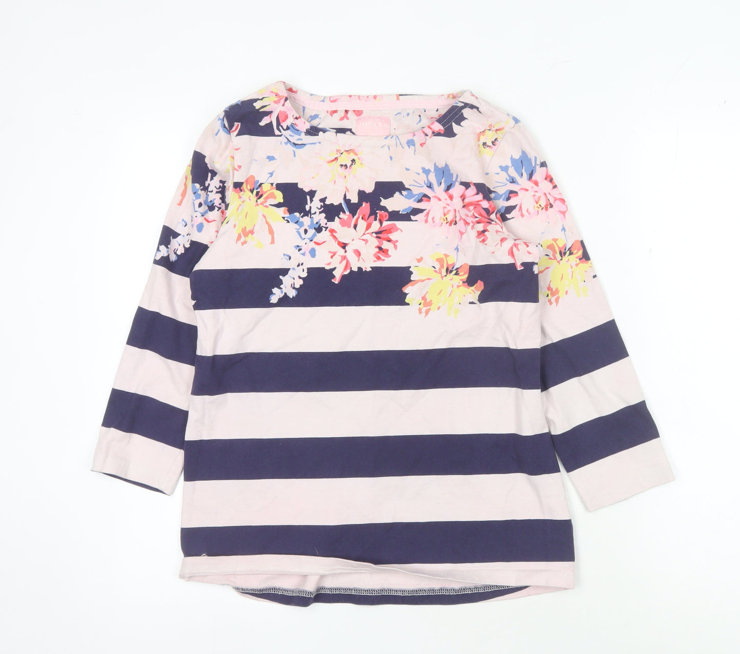 Joules Women's Multicoloured Stripe T-Shirt Size 10