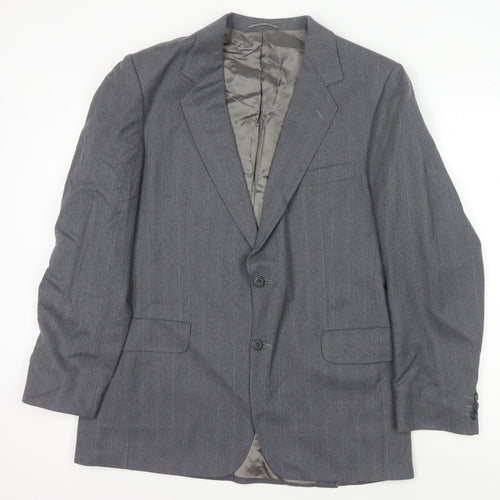 Magee Men's Grey Wool Blazer, Size 40 Regular Fit
