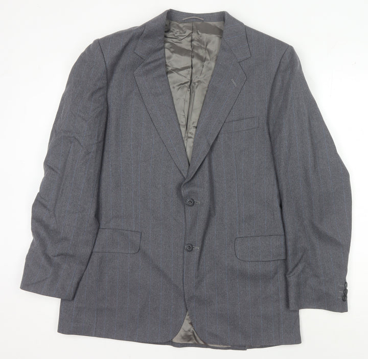Magee Men's Grey Wool Blazer, Size 40 Regular Fit