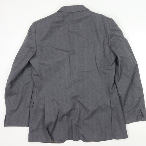 Magee Men's Grey Wool Blazer, Size 40 Regular Fit