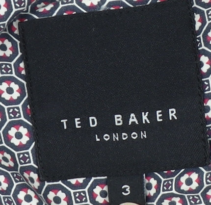 Ted Baker Men's Grey Slim Fit Tweed Blazer 3