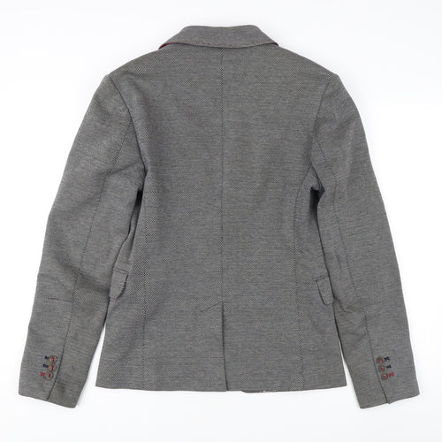 EWM Women's Grey Pinstripe Suit Jacket Size 16 Classic