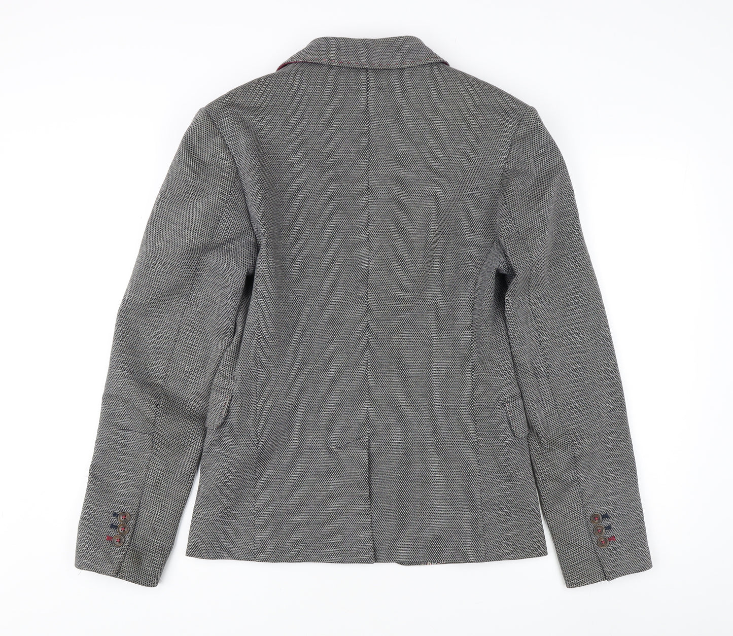 EWM Women's Grey Pinstripe Suit Jacket Size 16 Classic