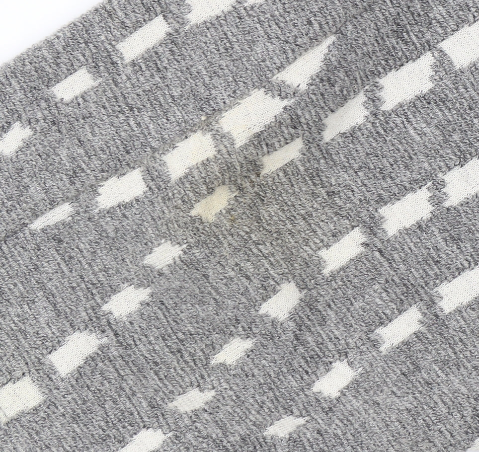 Zara Women's Grey Geometric Pullover Jumper Size 8