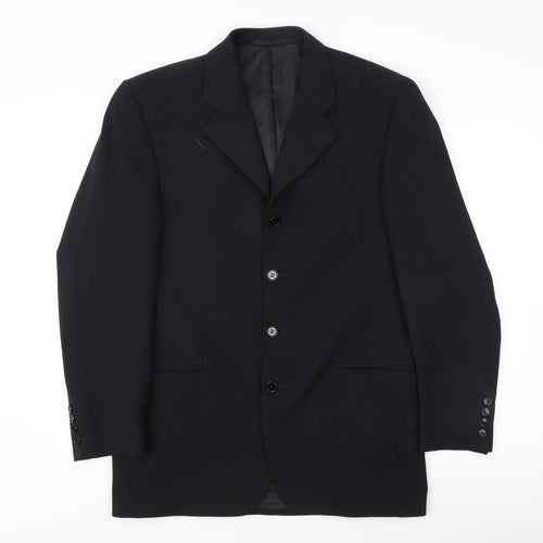 Daniel Hechter Men's Black Blazer Jacket Size 38R