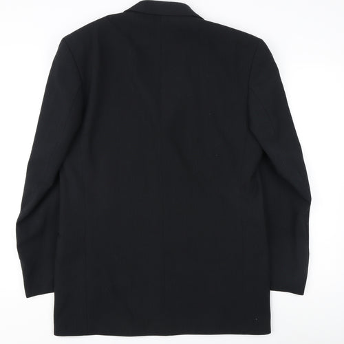 Daniel Hechter Men's Black Blazer Jacket Size 38R