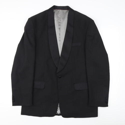 Armando Men's Black Tuxedo Blazer 40 Single-Breasted