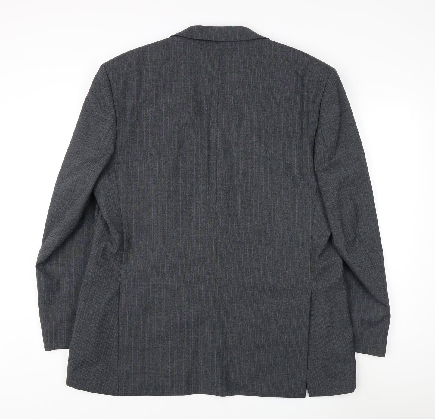 BHS Men's Grey Regular Fit Suit Jacket 44R