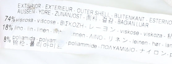 Zara Women's Beige Long Overcoat Size S