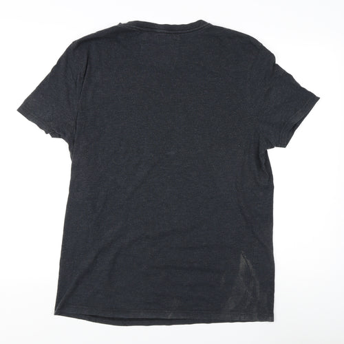 Vents Brull Unisex Black Cotton T-Shirt L Casual