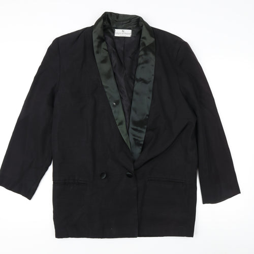 House of Fraser Black Women's Size 12 Tuxedo Blazer