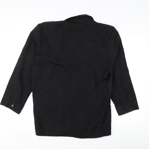 House of Fraser Black Women's Size 12 Tuxedo Blazer