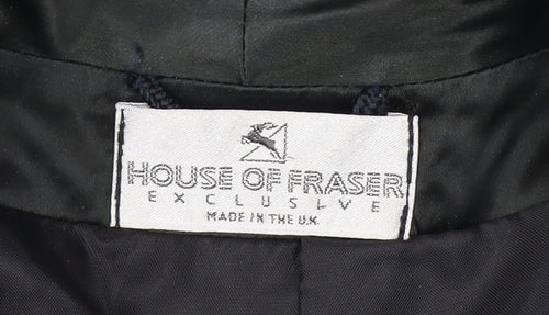 House of Fraser Black Women's Size 12 Tuxedo Blazer