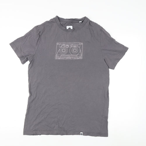 Pretty Green Grey T-Shirt M Music Graphic Unisex Casual