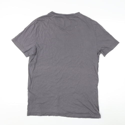 Pretty Green Grey T-Shirt M Music Graphic Unisex Casual