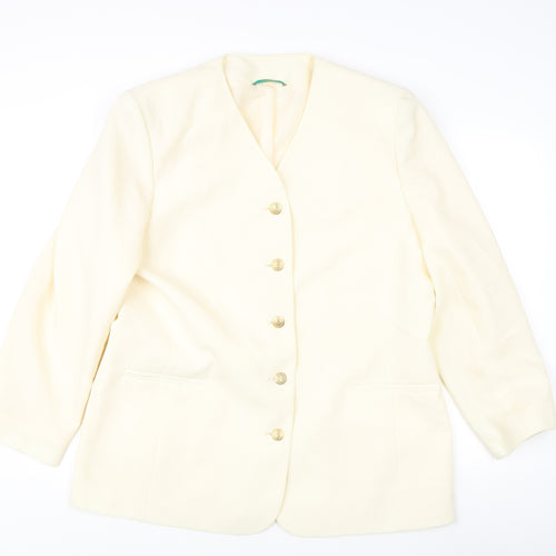Canda Women’s Ivory Blazer, Size 20, Business Wear