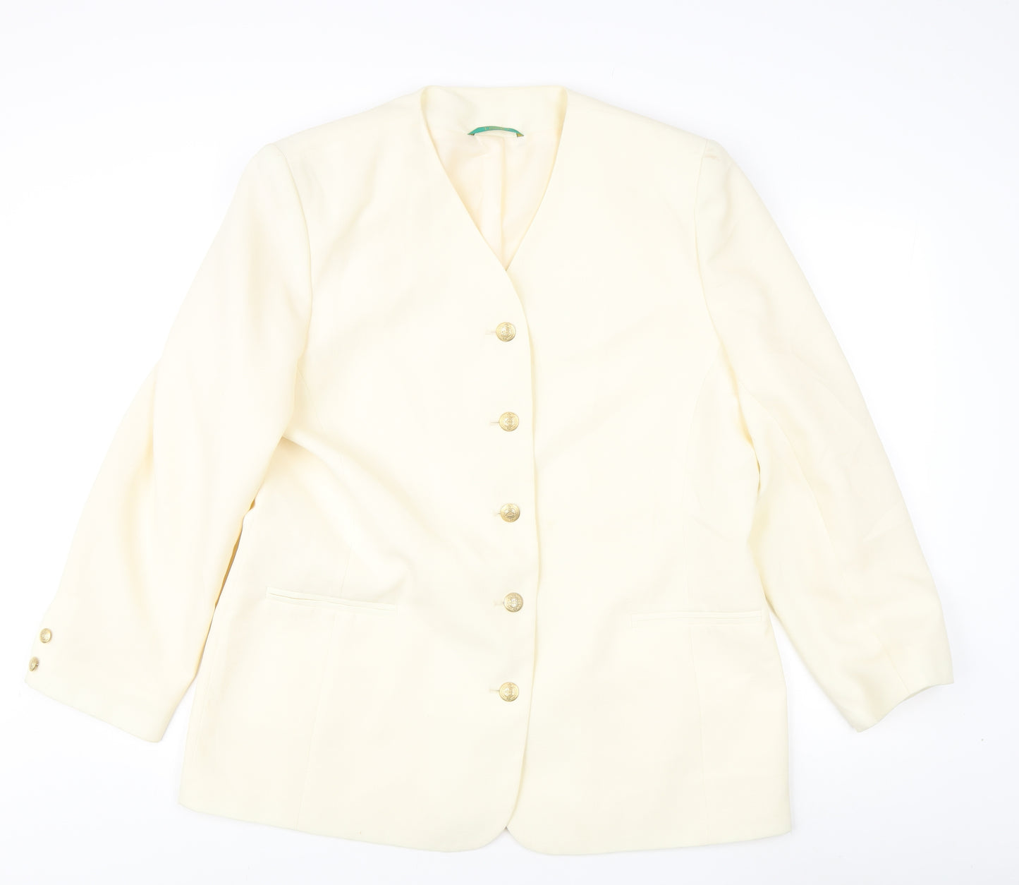 Canda Women’s Ivory Blazer, Size 20, Business Wear
