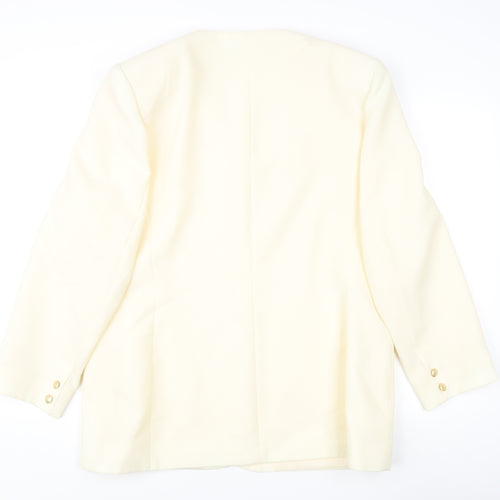 Canda Women’s Ivory Blazer, Size 20, Business Wear