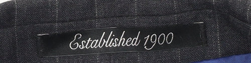 Austin Reed Men's Black Wool Blazer 42R Two-Button Jacket