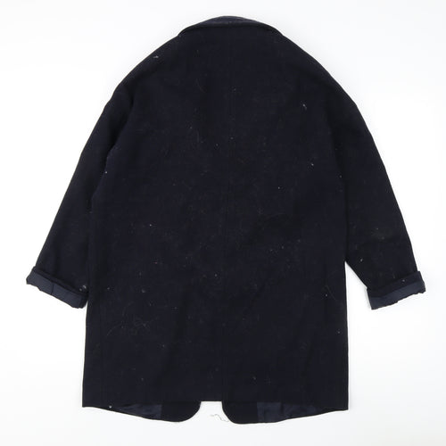 Red Herring Women's Black Wool Blend Long Coat