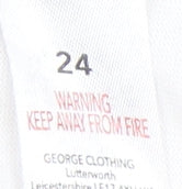 George Clothing Women's White Peanuts T-Shirt Size 24