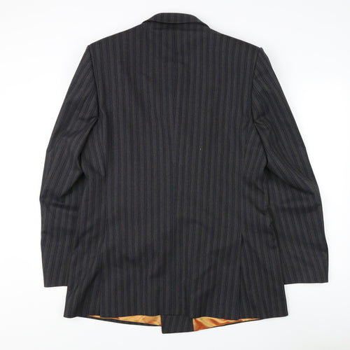 Carnaby Classics Men's Black Striped Blazer 42R