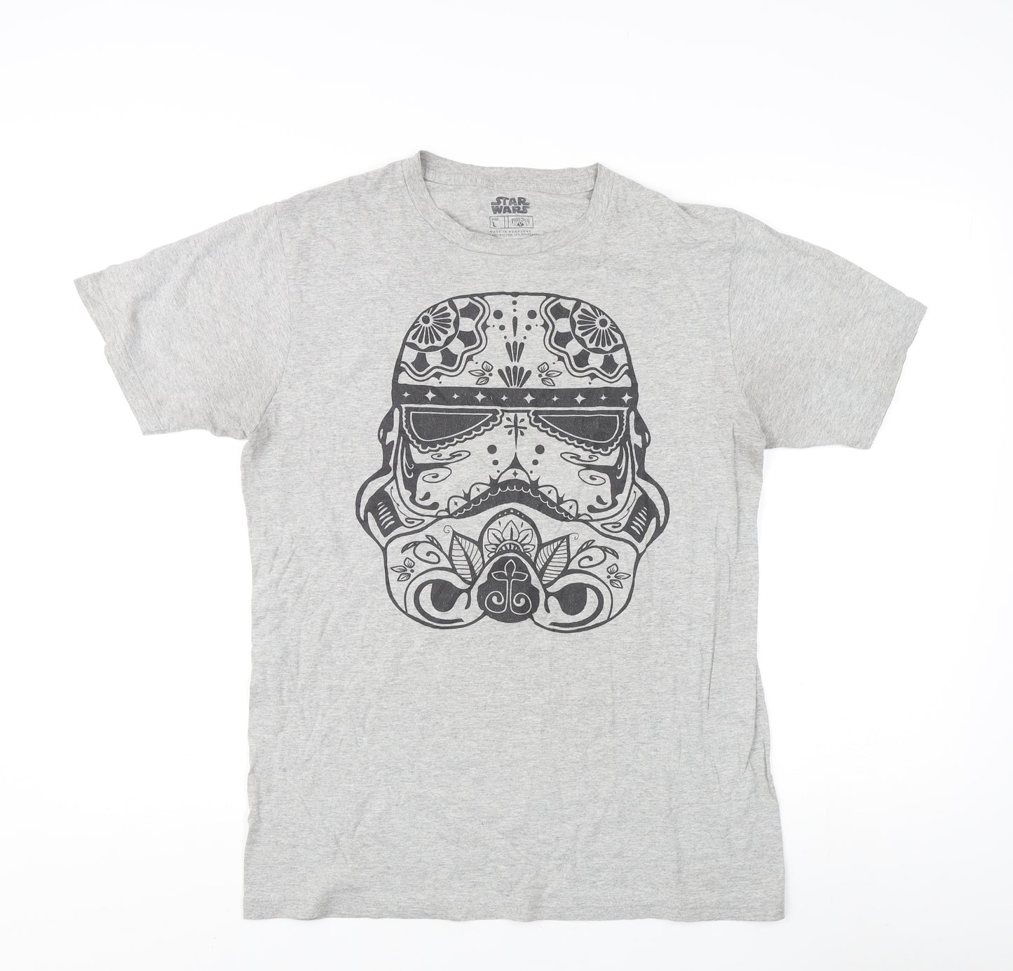 Fifth Sun Men's Grey Star Wars Stormtrooper L T-Shirt