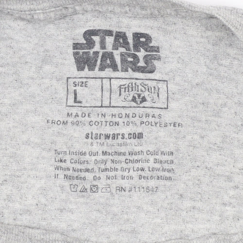 Fifth Sun Men's Grey Star Wars Stormtrooper L T-Shirt