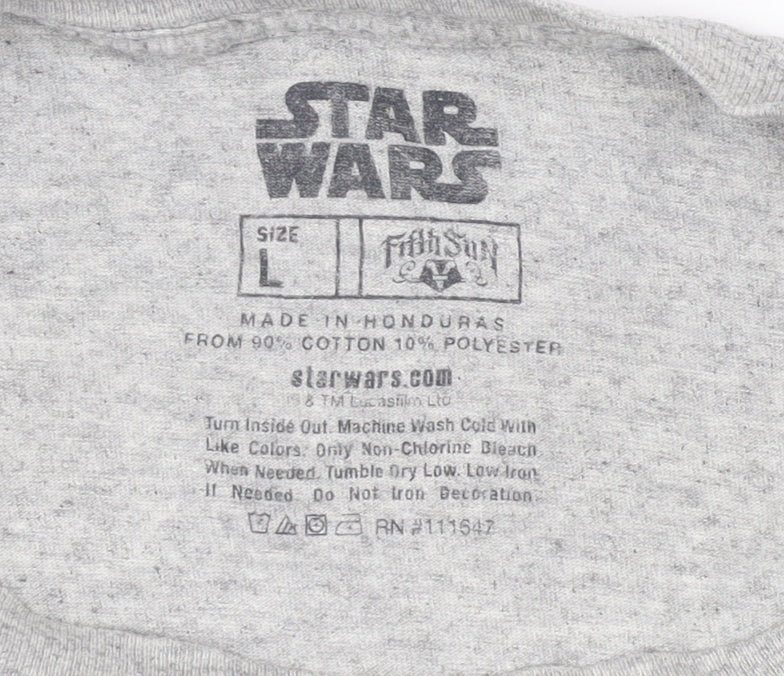 Fifth Sun Men's Grey Star Wars Stormtrooper L T-Shirt