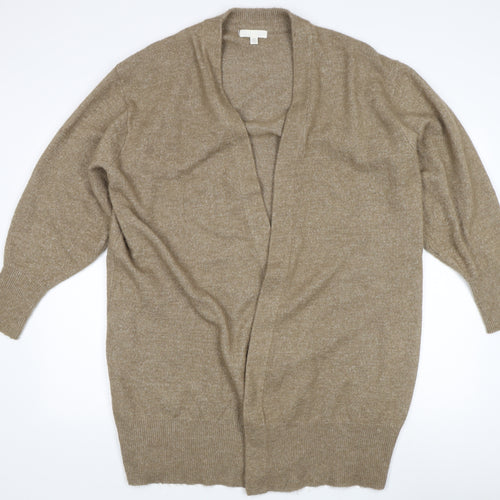 H&M Women's Beige Cardigan Jumper L